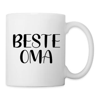 Beste Oma - Tasse - Weiß - Rechts