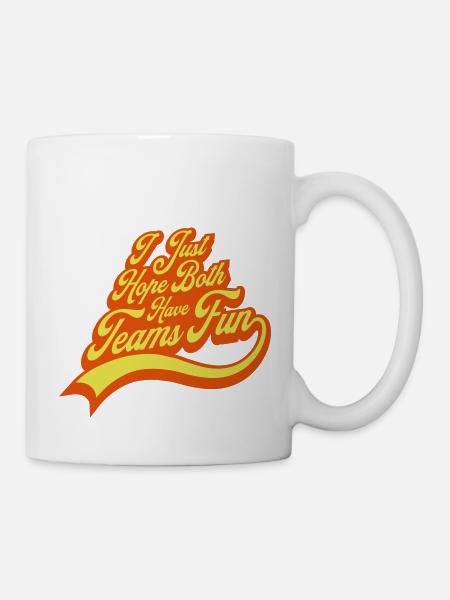 Both Teams Have Fun - Tasse - Weiß