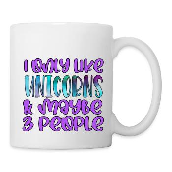 Licorne Disant Licorne Cheval Arc-en-ciel Fée Arc-en-ciel - Mug blanc - blanc - Droite