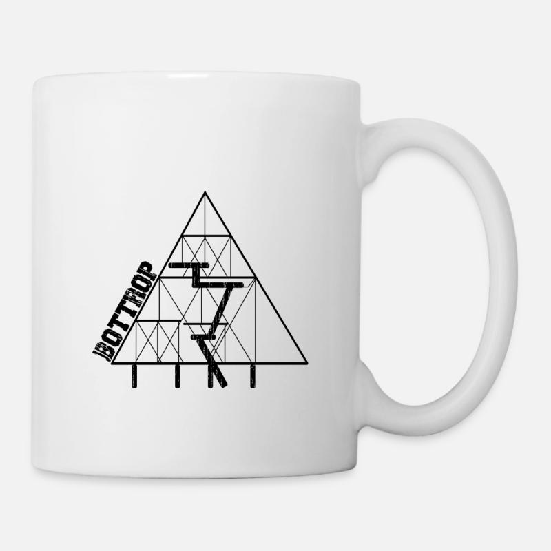 Bottrop Tetraeder - Tasse - Weiß