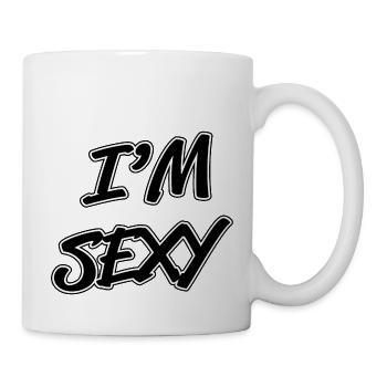 Ich bin sexy und schön - Tasse - Weiß - Rechts