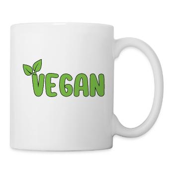 Végétalien - Mug blanc - blanc - Droite