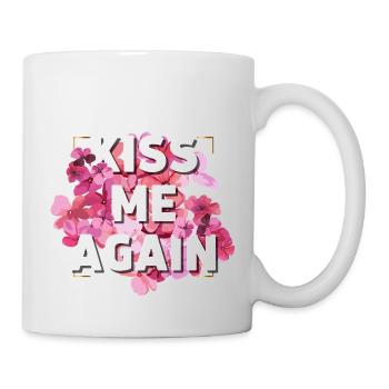 Küss mich wieder - Tasse - Weiß - Rechts