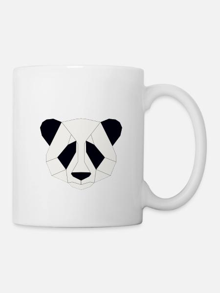 Panda geometric - Mug - white