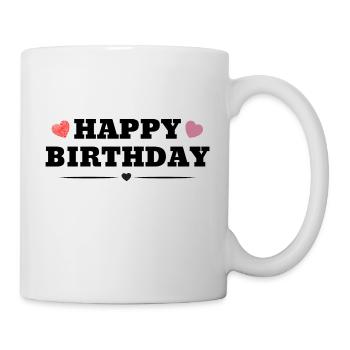 Happy Birthday - Mug - white - Right