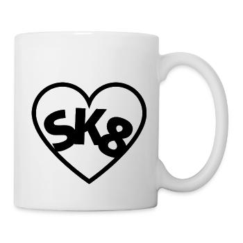 SKATE LOVE - Tasse - Weiß - Rechts