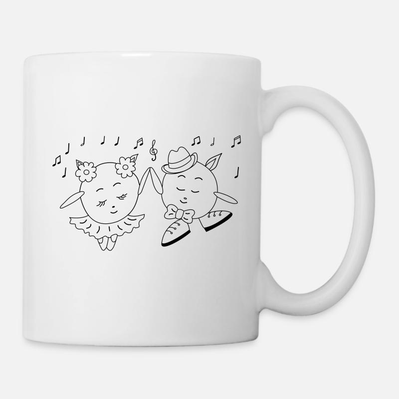 Tuhi Evali dancing - Tasse - Weiß