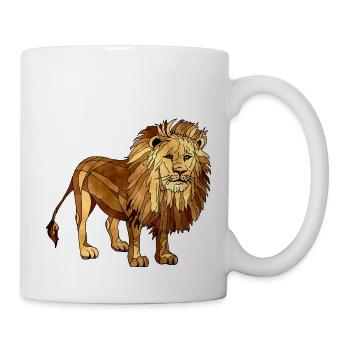 Lion - Mug blanc - blanc - Droite