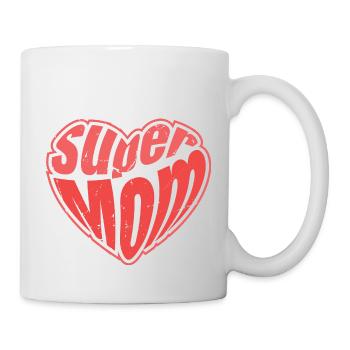 Supermom Mama Muttertag Hero - Tasse - Weiß - Rechts