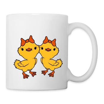 2 Chicks Team Friends - Mug - white - Right