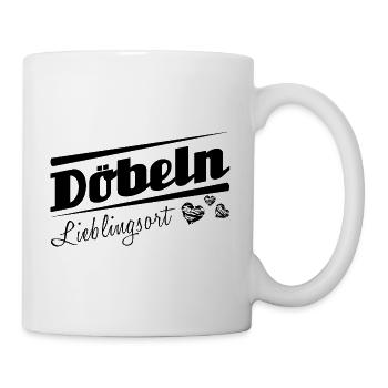 Döbeln - Lieblingsort mit Stadtnamen - Tasse - Weiß - Rechts