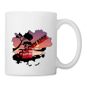 Toulonnaise version 2 - Mug blanc - blanc - Droite