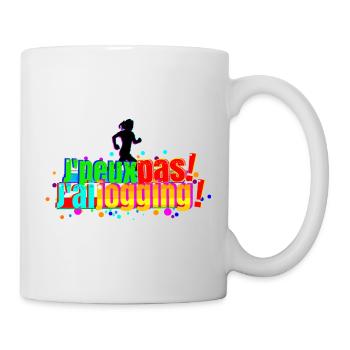 J'peux pas j'ai jogging - Mug blanc - blanc - Droite