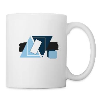 Triangle Design T-Shirt Hoodie etc Symbol Geometry - Mug - white - Right