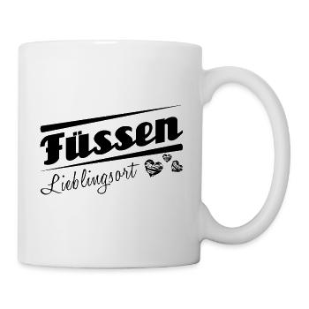 Füssen - Lieblingsort mit Stadtnamen - Tasse - Weiß - Rechts