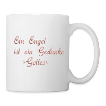Ein Engel ist ein Gedanke Gottes - Tasse - Weiß - Rechts