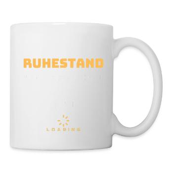Ruhestand Weltmeistertitel 2025 Loading Geschenk - Tasse - Weiß - Rechts