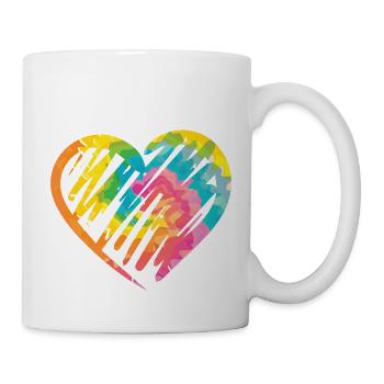 Heart - Tasse - Weiß - Rechts