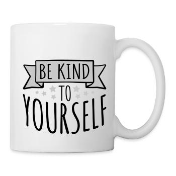 be kind to yourself - Mug - white - Right