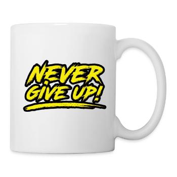 Never Give Up! - Mug - white - Right