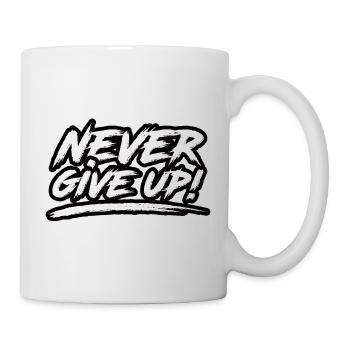 Never Give Up! - Mug - white - Right