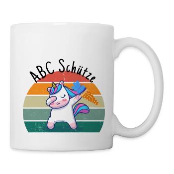 ABC Schütze - Tasse - Weiß - Rechts