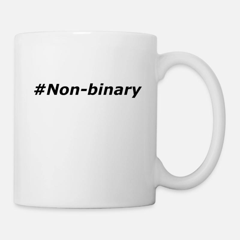 #Non-binaire - Mug blanc - blanc
