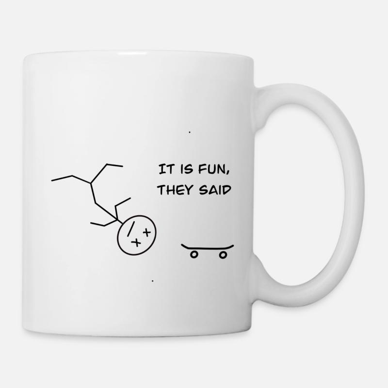 It is fun they said - Tasse - Weiß