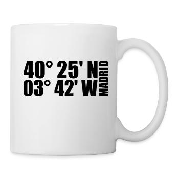 Madrid Coordinates - Mug - white - Right
