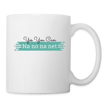 Na no na net - texte noir - Mug blanc - blanc - Droite