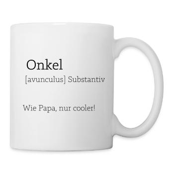 Geschenkidee für Onkel - Tasse - Weiß - Rechts