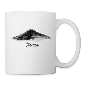 Ötscher Berg - Conception de chemise avec police - Mug blanc - blanc - Droite