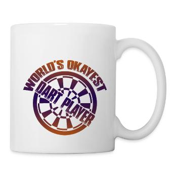 darts player - Mug - white - Right