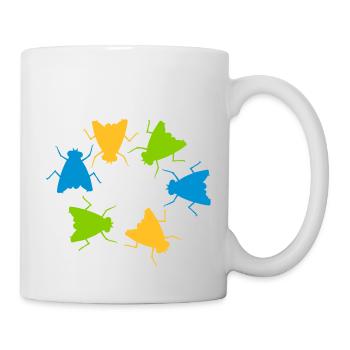 Colorful House Flying Group Team - Mug - white - Right