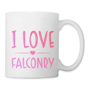 J’adore la fauconnerie - Mug blanc - blanc - Droite