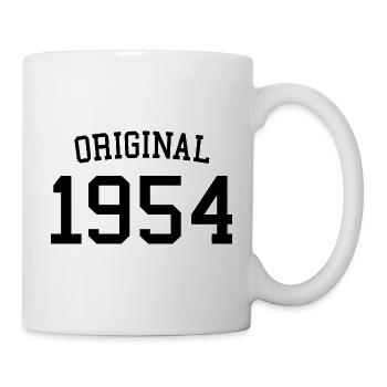 Original 1954 70. Geburtstag Männer Frauen 70 Jahre alt - Tasse - Weiß - Rechts