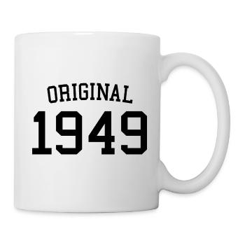 Original 1949 75e anniversaire hommes femmes 75 ans - Mug blanc - blanc - Droite