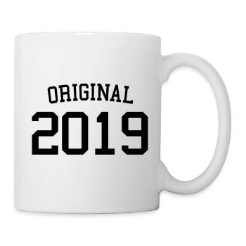 Original 2019 - 4 Jahre alt, Kinder zum 4. Geburtstag - Tasse - Weiß - Rechts