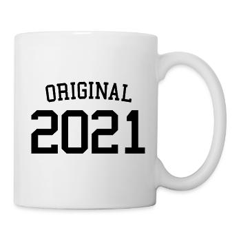 Original 2021 - 2 Jahre alt, 2. Geburtstag Kinder - Tasse - Weiß - Rechts