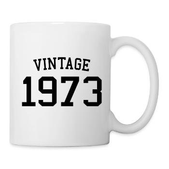 Millésime 1973 - 50 ans, cadeau 50e anniversaire - Mug blanc - blanc - Droite