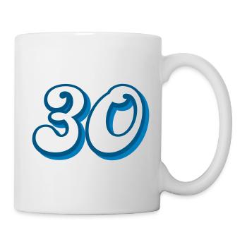 30 ans d’anniversaire Félicitations - Mug blanc - blanc - Droite