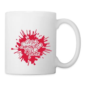 me sarcastic never quote - Mug - white - Right