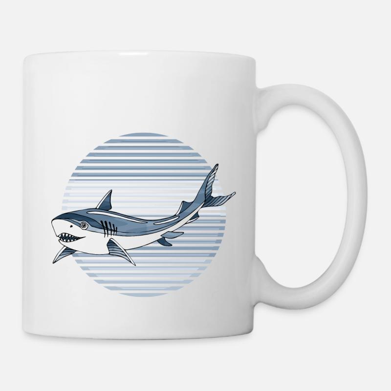 Hai - Tasse - Weiß