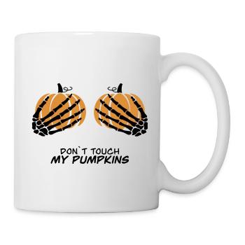 Halloween Kürbis Pumpkins - Tasse - Weiß - Rechts