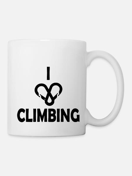 climbing - Tasse - Weiß