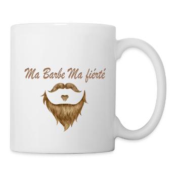 Ma barbe ma fiérté - Mug blanc - blanc - Droite