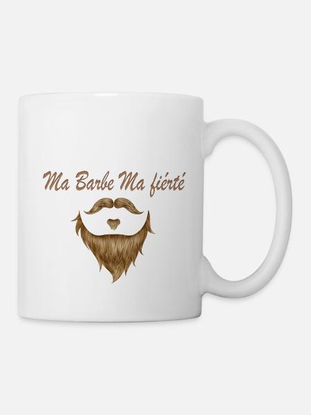 Ma barbe ma fiérté - Mug blanc - blanc