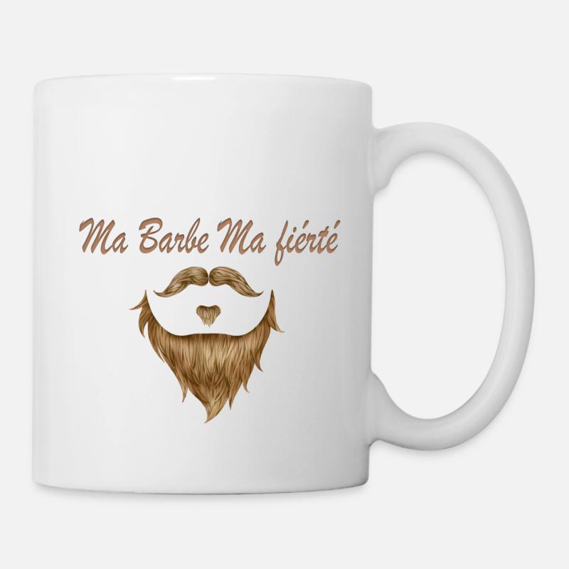 Ma barbe ma fiérté - Mug blanc - blanc