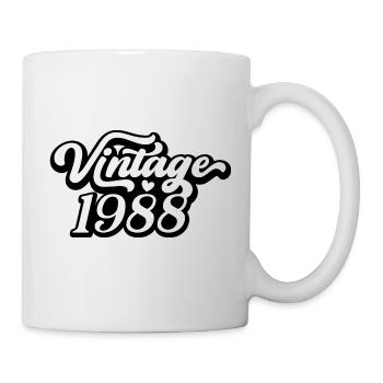 millésime 1988 - Mug blanc - blanc - Droite