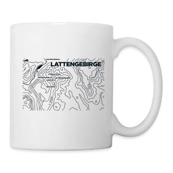 Topo Lattengebirge Paragliding - Mug - white - Right